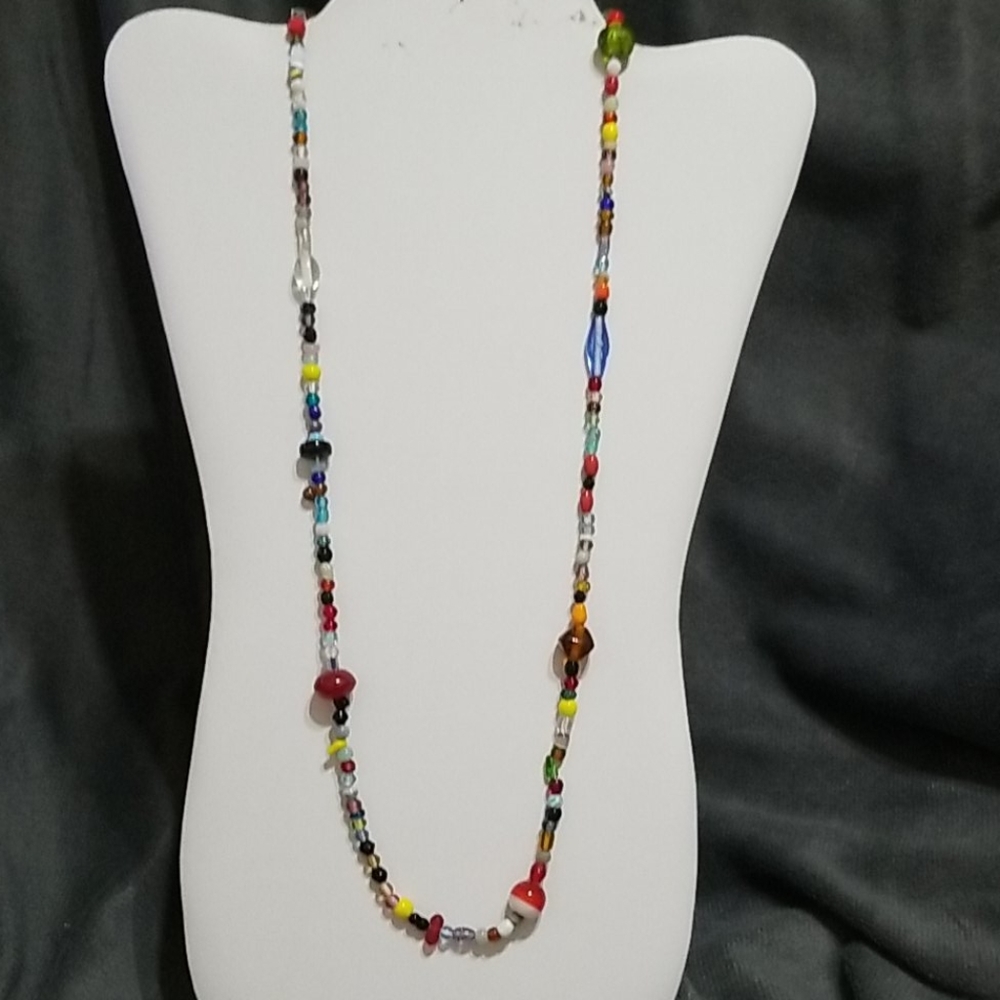 Multicolored Bead Necklace